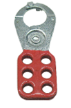 25mm lockout hasp with anti-twist steel jaw